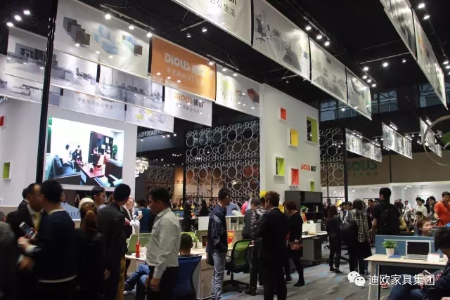 迪歐家具國(guó)際范的展館形象